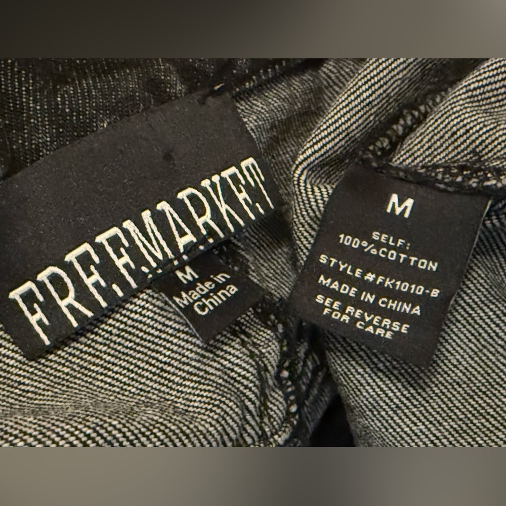 Black Denim Maxi Skirt - Picture 9 of 9